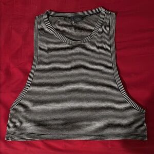 Urban Outfitters Striped Black and White Women's Top